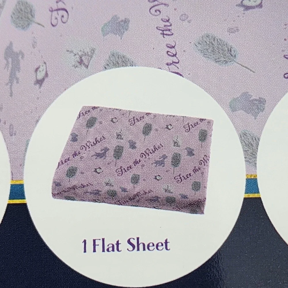 Disney Four Piece Full Sheet Set Fitted/Full Sheets Two Pillows Cases Microfiber